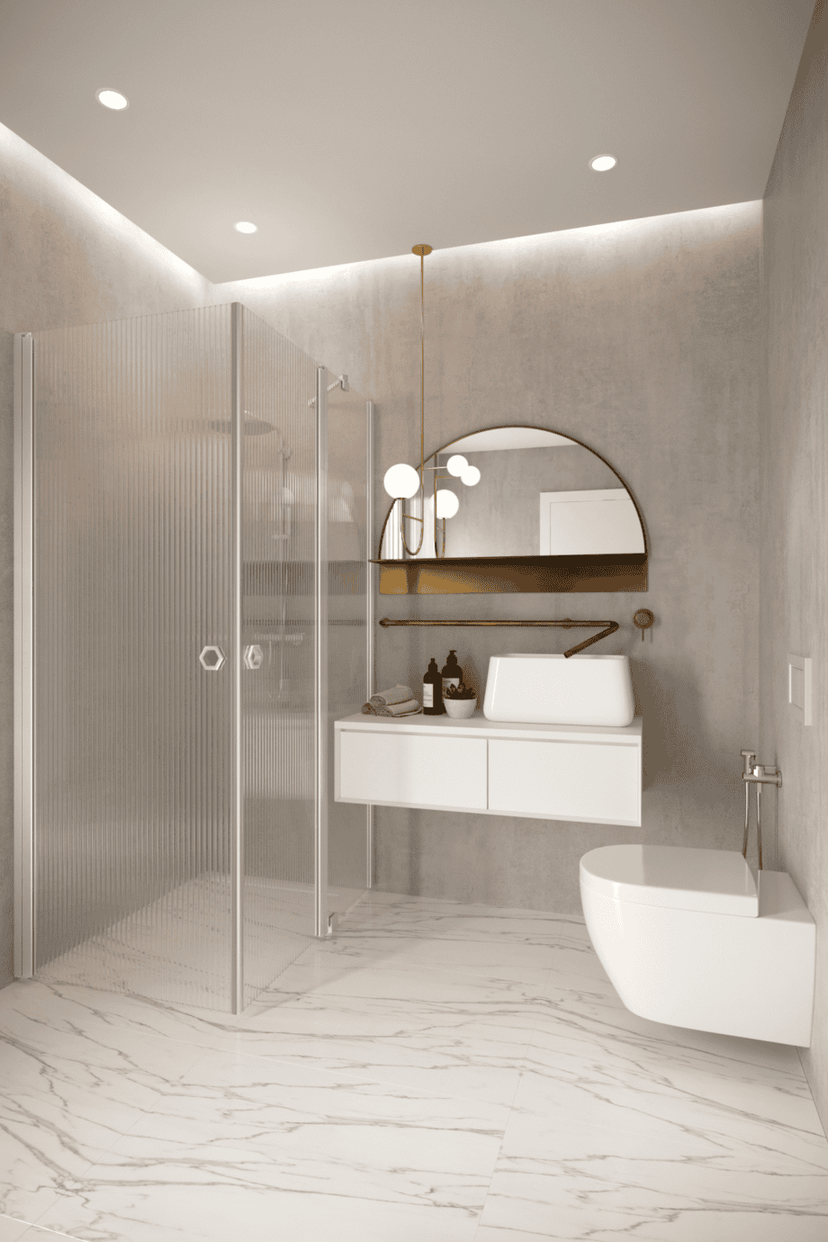 Shower enclosure Hietakari Forma 374, hinged door + hinged door with fixed part – view 7 Shower enclosure Hietakari Forma 374, hinged door + hinged door with fixed part – 7
