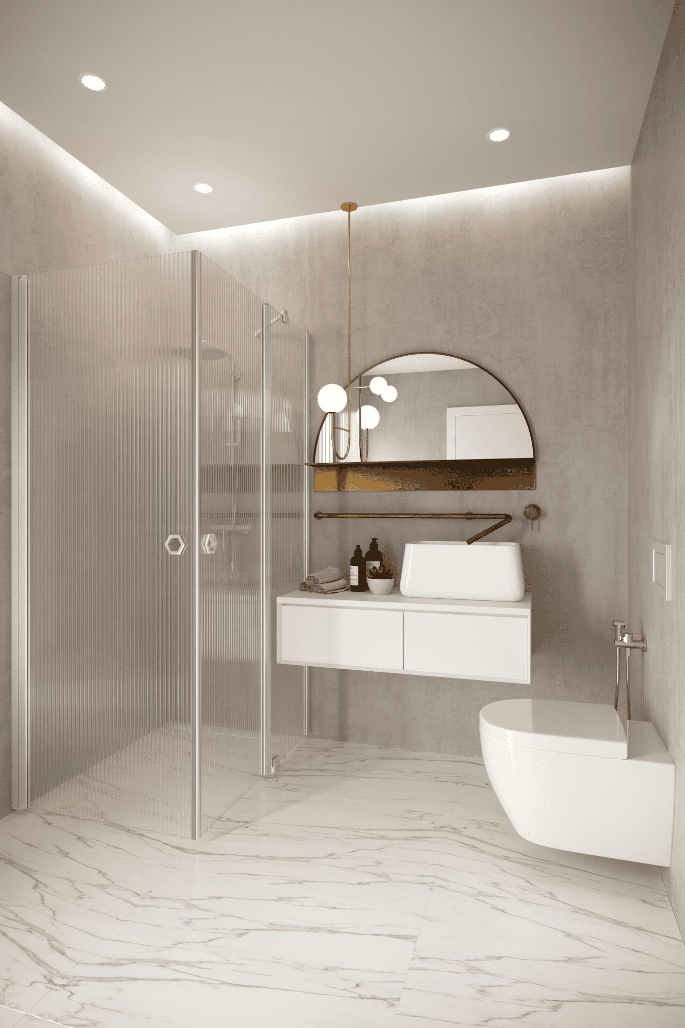 Shower enclosure Hietakari Forma 374, hinged door + hinged door with fixed part – 7