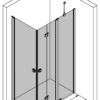 Shower enclosure Hietakari Forma 375, hinged door + folding door with fixed part – 3