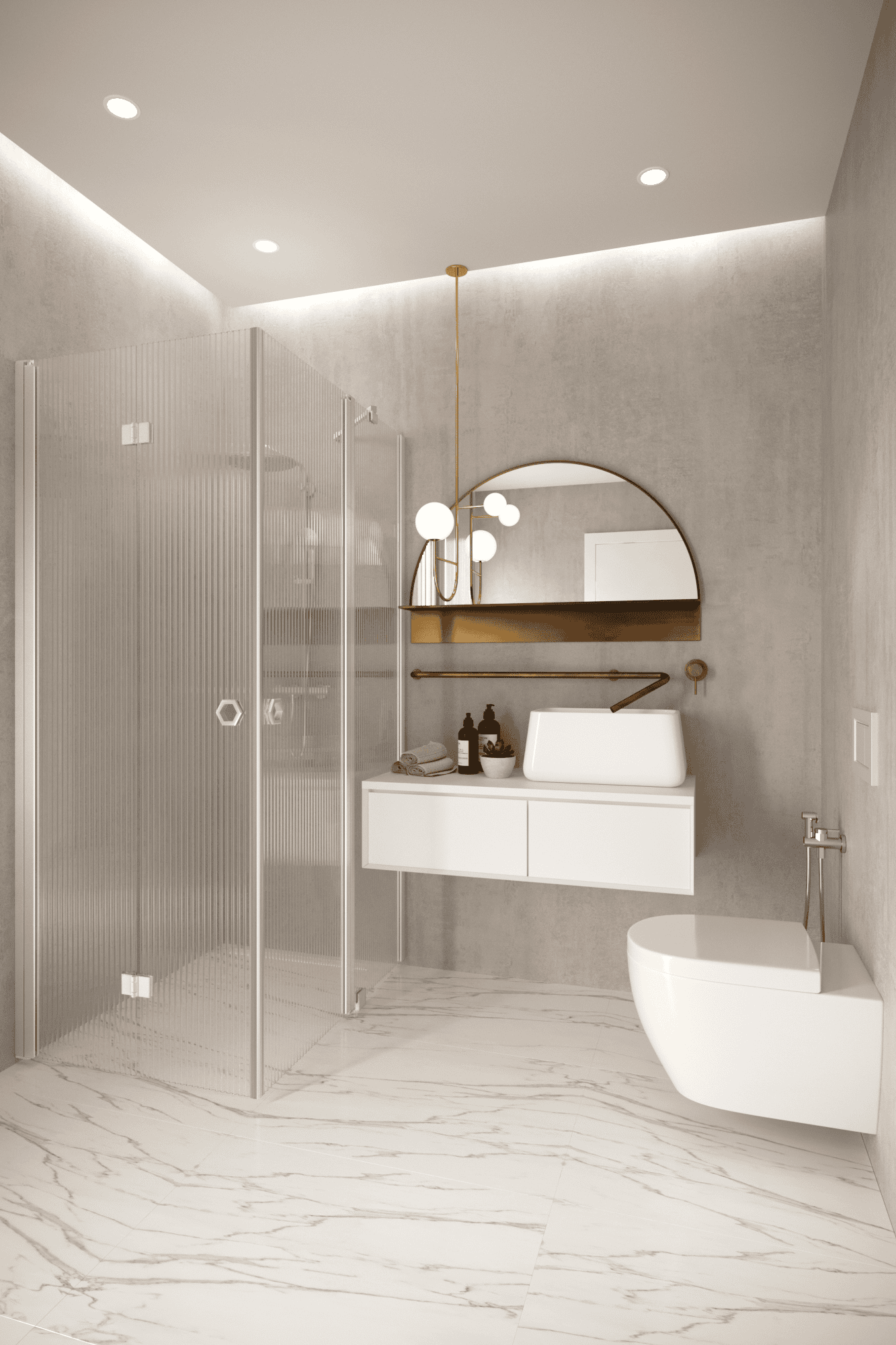 Shower enclosure Hietakari Forma 377, Sand frame, clear glass Shower enclosure Hietakari Forma 377, Sand frame, clear glass