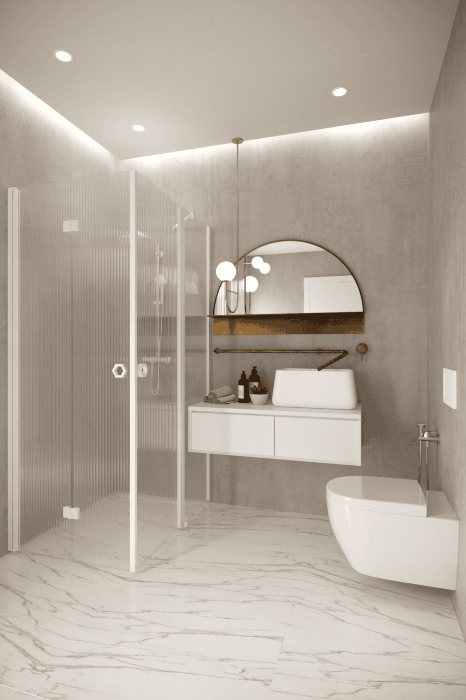 Shower enclosure Hietakari Forma 377, folding door + hinged door with fixed part Shower enclosure Hietakari Forma 377, folding door + hinged door with fixed part