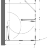 Shower enclosure Hietakari Forma 378 – dimension drawing Shower enclosure Hietakari Forma 378 – dimension drawing