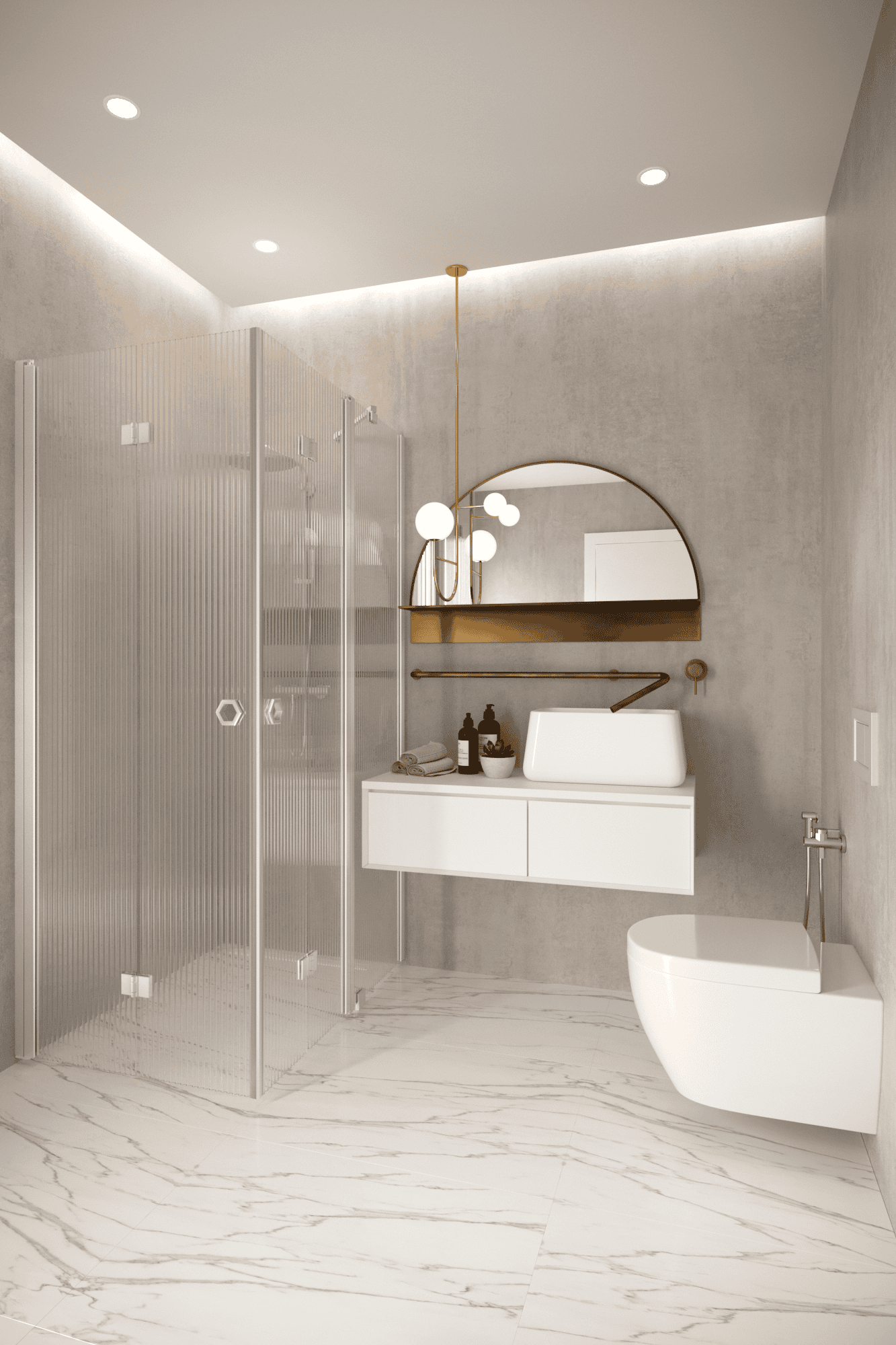 Shower enclosure Hietakari Forma 378, folding door + folding door with fixed part – 7