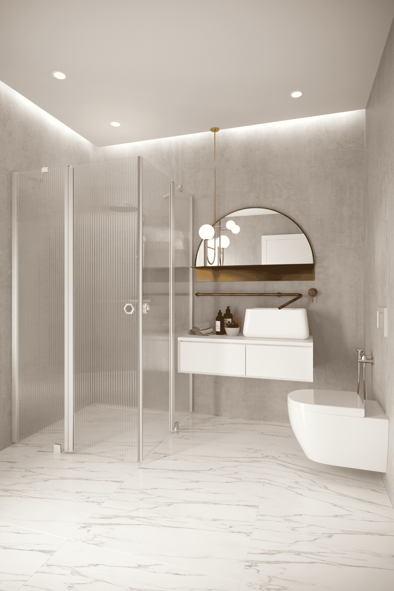 Shower enclosure Hietakari Forma 379, hinged door with fixed part + hinged door with fixed part – 7