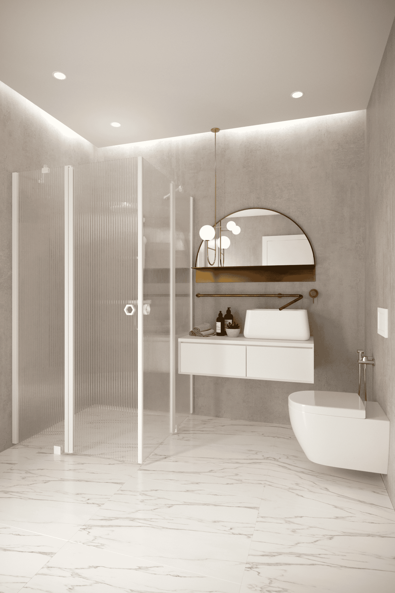 Shower enclosure Hietakari Forma 379, hinged door with fixed part + hinged door with fixed part