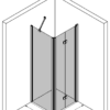 Shower enclosure Hietakari Infinia 252 – 3D drawing Shower enclosure Hietakari Infinia 252, fixed wall + folding door – 3