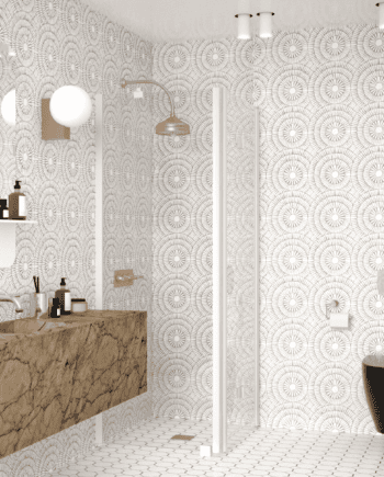 Shower enclosure Hietakari Infinia 252, fixed wall + folding door