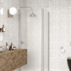 Shower enclosure Hietakari Infinia 255, aluminium frame, satin frosted glass Shower enclosure Hietakari Infinia 255, aluminium frame, satin frosted glass