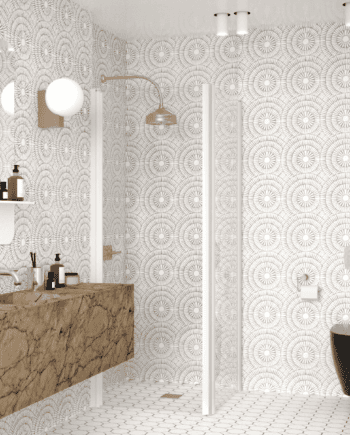 Shower enclosure Hietakari Infinia 255, hinged door + hinged door