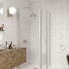 Shower enclosure Hietakari Infinia 257, aluminium frame, clear glass Shower enclosure Hietakari Infinia 257, aluminium frame, clear glass