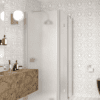 Shower enclosure Hietakari Infinia 258, aluminium frame, satin frosted glass Shower enclosure Hietakari Infinia 258, aluminium frame, satin frosted glass