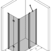 Shower enclosure Hietakari Infinia 260 – 3D drawing Shower enclosure Hietakari Infinia 260 – 3D drawing