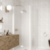 Shower enclosure Hietakari Infinia 260, white frame, satin frosted glass Shower enclosure Hietakari Infinia 260, white frame, satin frosted glass