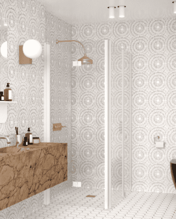 Shower enclosure Hietakari Infinia 260, folding door + hinged door with fixed part