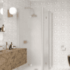Shower enclosure Hietakari Infinia 261, aluminium frame, satin frosted glass Shower enclosure Hietakari Infinia 261, aluminium frame, satin frosted glass