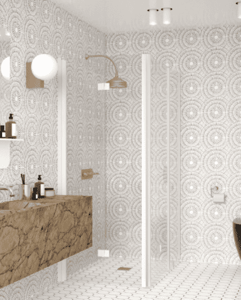 Shower enclosure Hietakari Infinia 261, folding door + folding door with fixed part