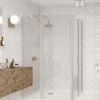 Shower enclosure Hietakari Infinia 262, aluminium frame, clear glass Shower enclosure Hietakari Infinia 262, aluminium frame, clear glass
