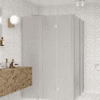Shower enclosure Hietakari Infinia 264, aluminium frame, Chinchilla patterned glass Shower enclosure Hietakari Infinia 264, aluminium frame, Chinchilla patterned glass