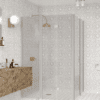 Shower enclosure Hietakari Infinia 264, aluminium frame, clear glass Shower enclosure Hietakari Infinia 264, aluminium frame, clear glass