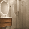 Shower enclosure Hietakari Vetro 545, chrome fittings, clear glass Shower enclosure Hietakari Vetro 545, chrome fittings, clear glass