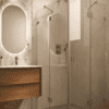 Shower enclosure Hietakari Vetro 548, chrome fittings, super bright glass