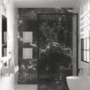 Fixed shower screen Hietakari Bläk 731 New York, black frame, clear glass Fixed shower screen Hietakari Bläk 731 New York – 4