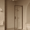 Hinged shower door Hietakari Bläk 732 New York, Mocha frame, clear glass Hinged shower door Hietakari Bläk 732 New York – 6
