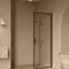 Hinged shower door Hietakari Bläk 732 New York, Mocha frame, bronze tinted glass Hinged shower door Hietakari Bläk 732 New York, Mocha frame, bronze tinted glass