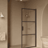 Hinged shower door Hietakari Bläk 735 Tokyo, Cocoa frame, clear glass Hinged shower door Hietakari Bläk 735 Tokyo – 7