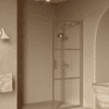 Hinged shower door Hietakari Bläk 735 Tokyo, Sand frame, clear glass Hinged shower door Hietakari Bläk 735 Tokyo – 5