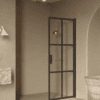Hinged shower door Hietakari Bläk 738 Paris, Cocoa frame, clear glass Hinged shower door Hietakari Bläk 738 Paris, Cocoa frame, clear glass