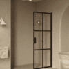 Hinged shower door Hietakari Bläk 738 Paris, black frame, clear glass Hinged shower door Hietakari Bläk 738 Paris – 4