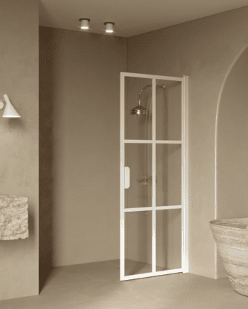 Hinged shower door Hietakari Bläk 738 Paris