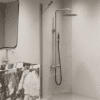 Fixed shower screen Hietakari Forma 301 – view 4 Fixed shower screen Hietakari Forma 301 – 4