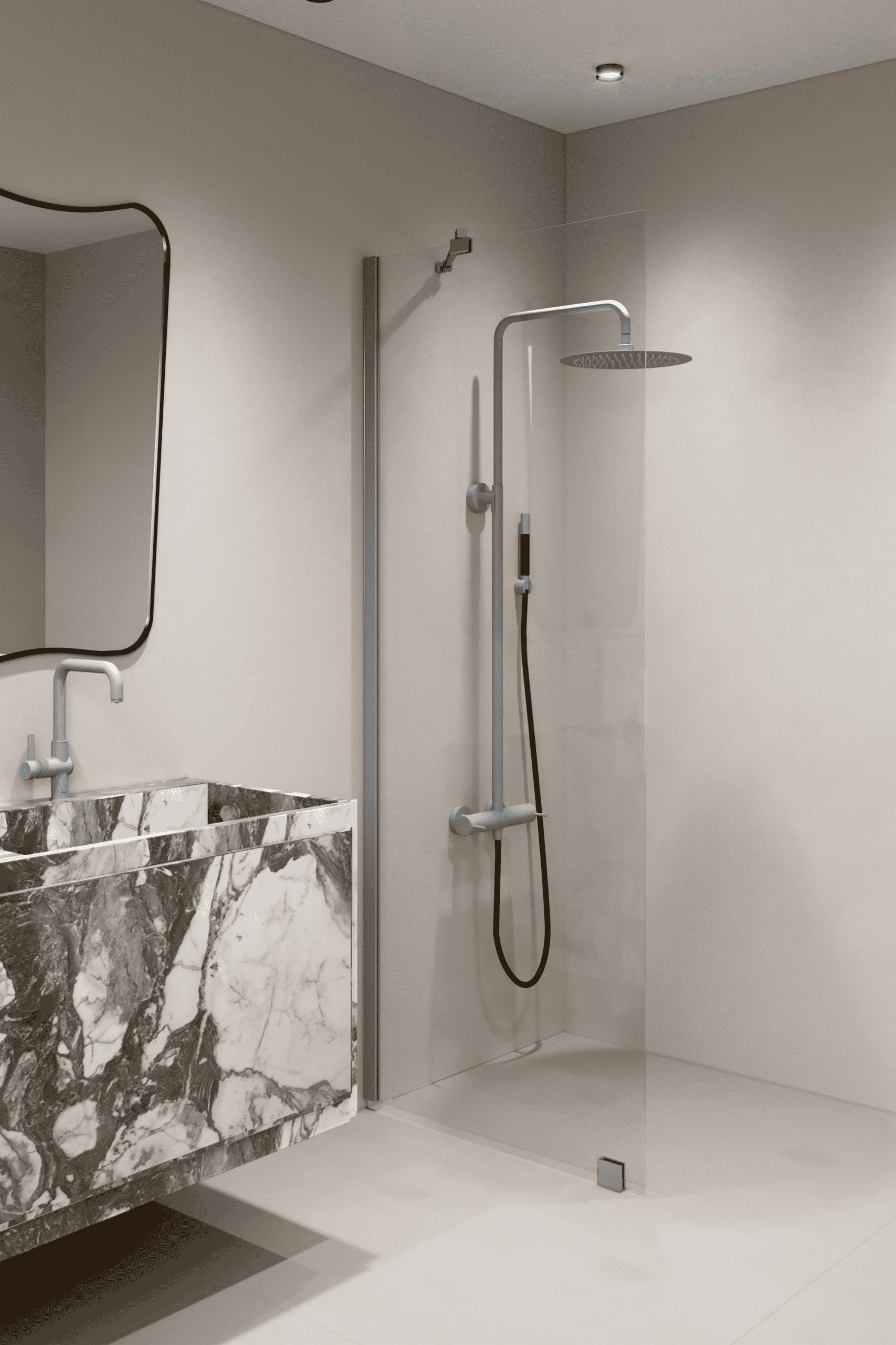 Fixed shower screen Hietakari Forma 301 – 4