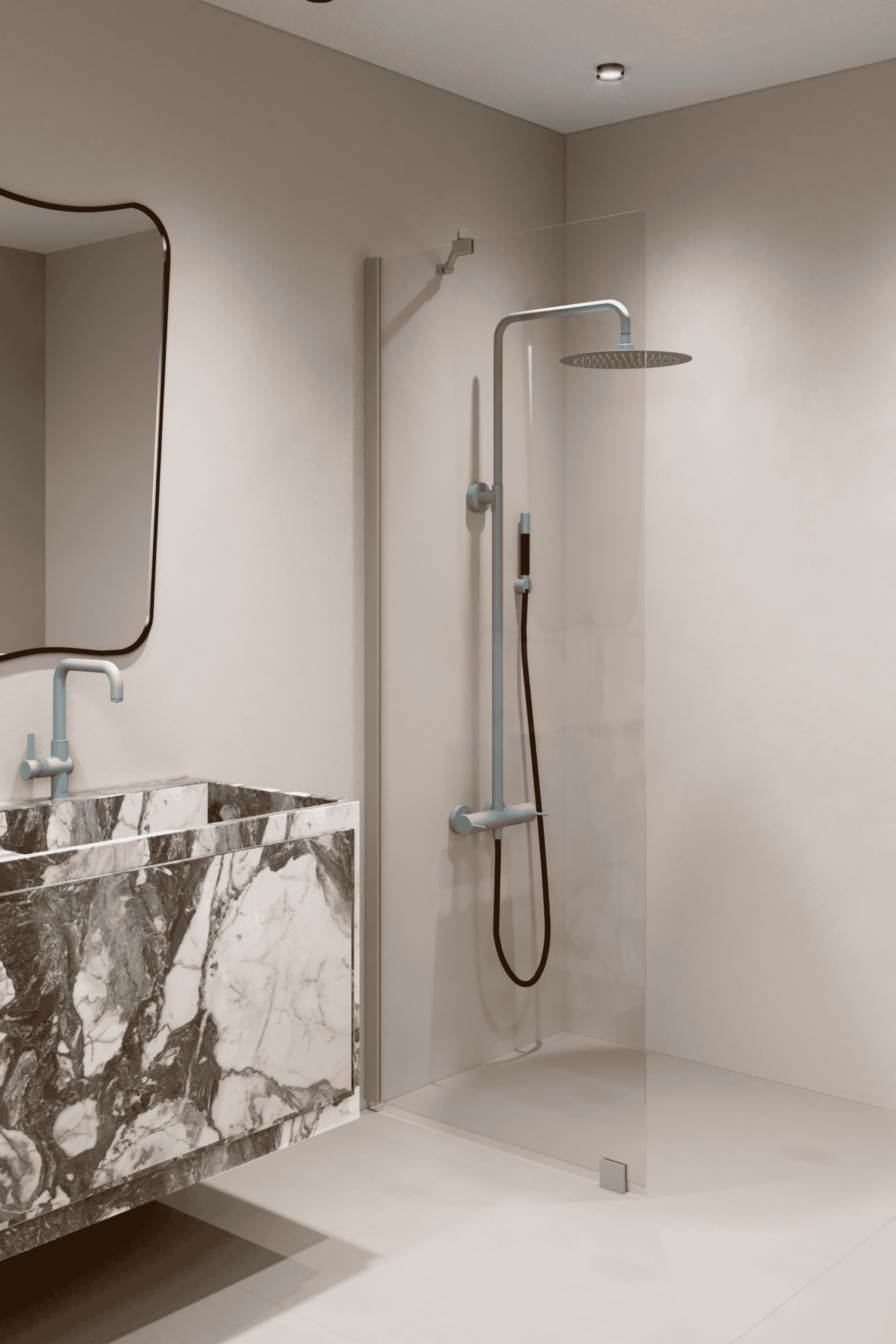 Fixed shower screen Hietakari Forma 301 – 6
