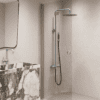 Folding shower screen Hietakari Forma 303 – view 6 Folding shower screen Hietakari Forma 303 – 6