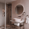Shower screen with fixed front post Hietakari Infinia 112, aluminium frame, clear glass Shower screen with fixed front post Hietakari Infinia 112 – 4
