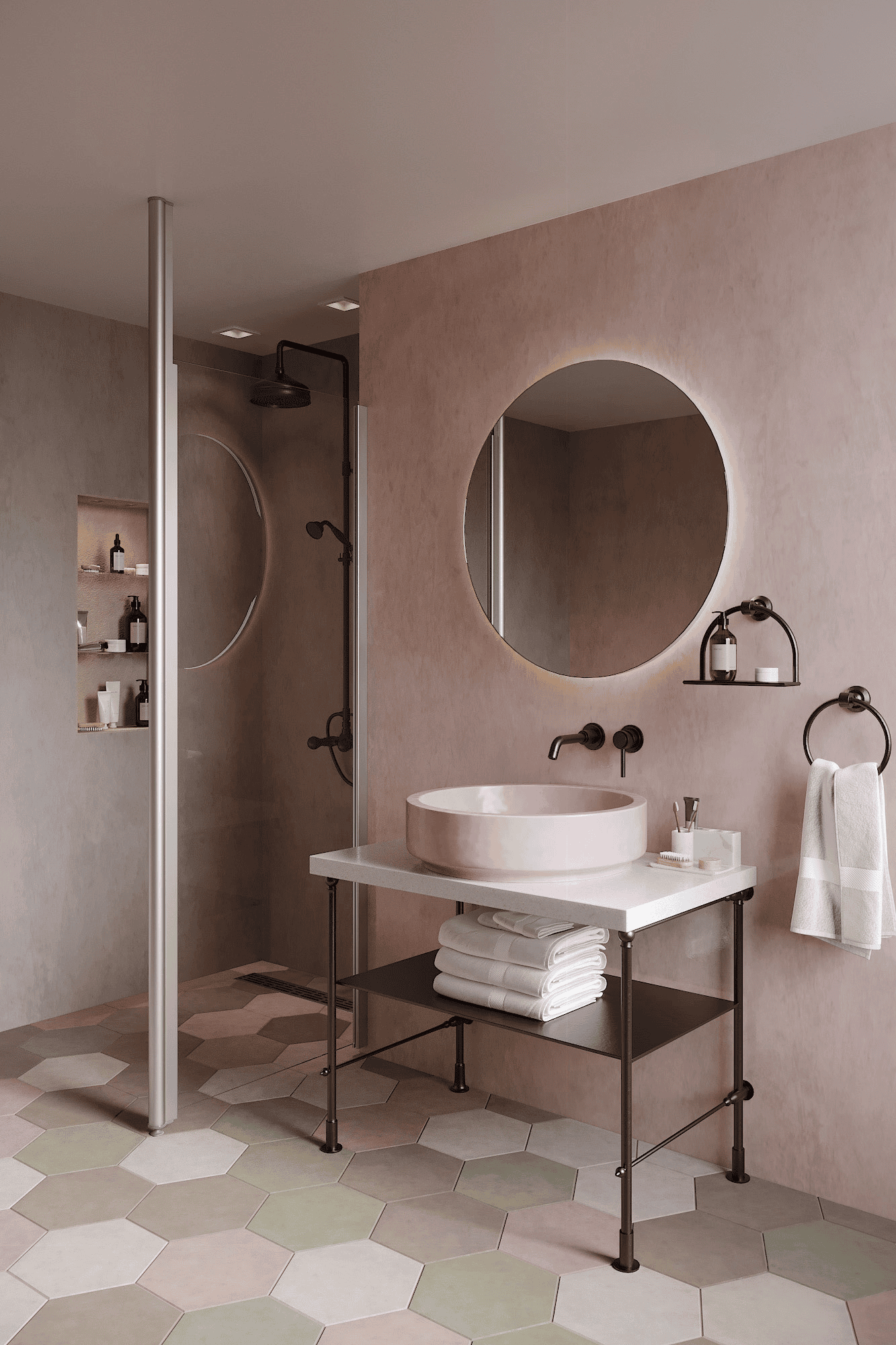 Shower screen with fixed front post Hietakari Infinia 112 – 4