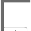 Shower screen with fixed front post Hietakari Infinia 112 – dimension drawing Shower screen with fixed front post Hietakari Infinia 112 – 2