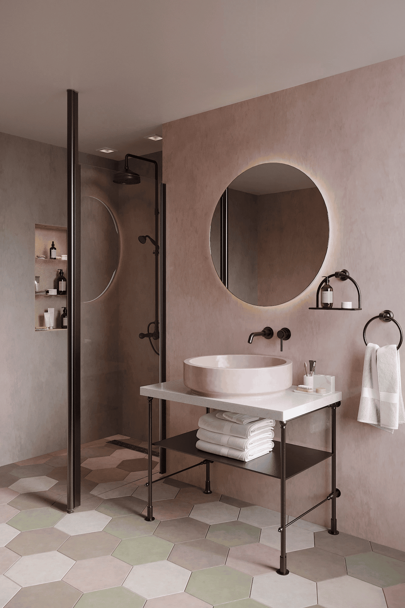 Shower screen with fixed front post Hietakari Infinia 112 – 5