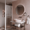 Shower screen with fixed front post Hietakari Infinia 112, white frame, Chinchilla patterned glass Shower screen with fixed front post Hietakari Infinia 112, white frame, Chinchilla patterned glass
