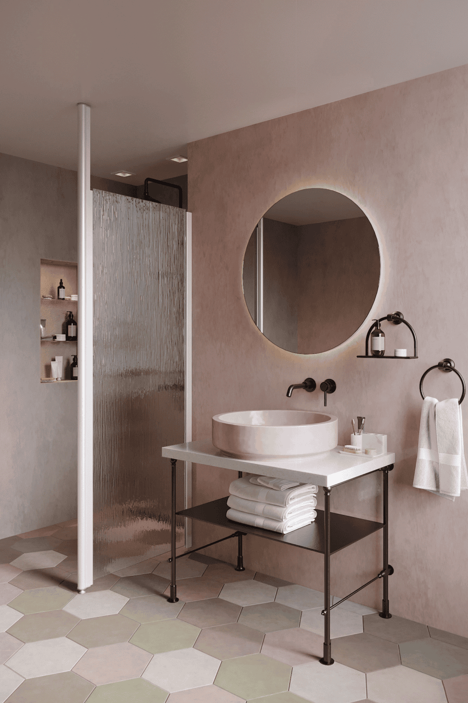 Shower screen with fixed front post Hietakari Infinia 112, white frame, Chinchilla patterned glass Shower screen with fixed front post Hietakari Infinia 112, white frame, Chinchilla patterned glass