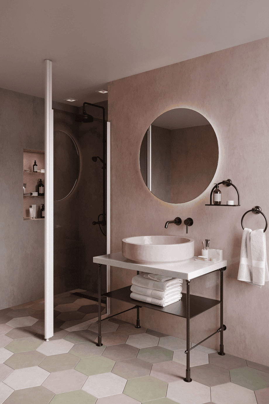 Shower screen with fixed front post Hietakari Infinia 112, white frame, grey tinted glass Shower screen with fixed front post Hietakari Infinia 112, white frame, grey tinted glass