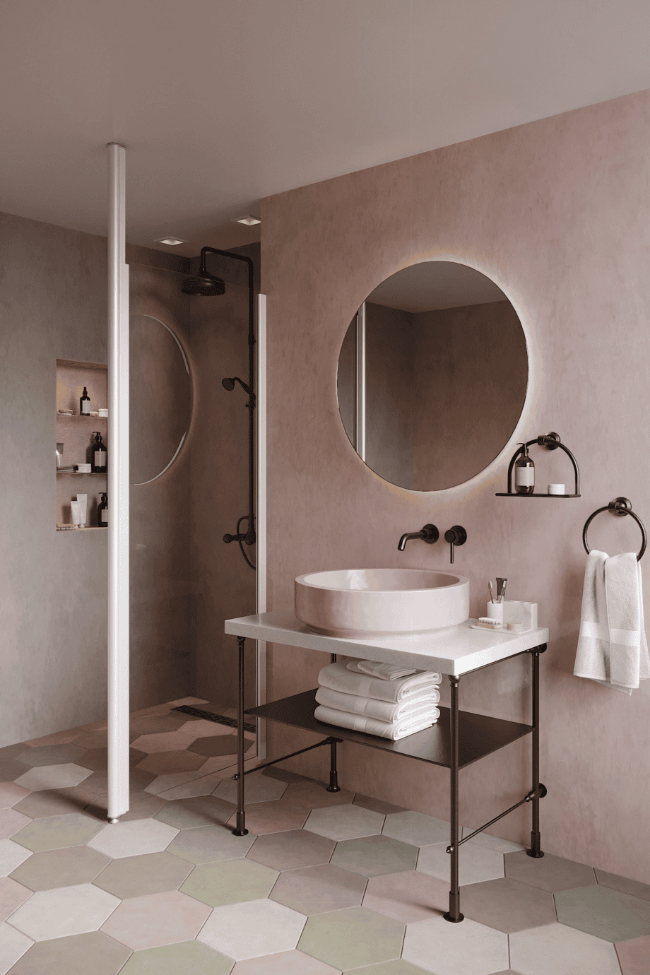 Shower screen with fixed front post Hietakari Infinia 112, white frame, clear glass Shower screen with fixed front post Hietakari Infinia 112