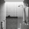 Hinged shower door Hietakari Infinia 212, white frame, satin frosted glass Hinged shower door Hietakari Infinia 212, white frame, satin frosted glass