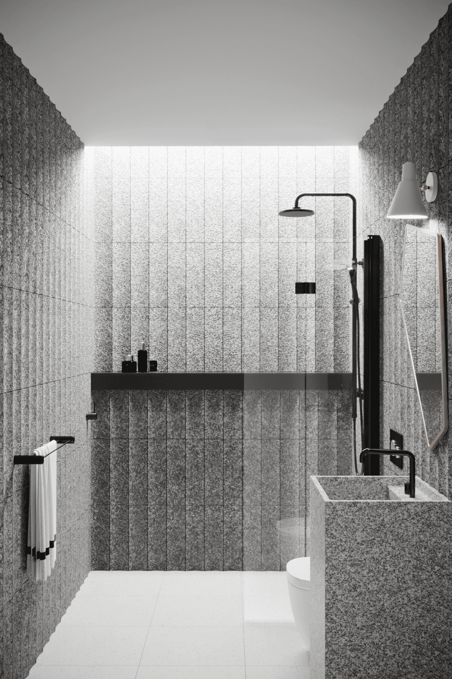 Folding shower screen Hietakari Infinia 213, black frame, clear glass Folding shower screen Hietakari Infinia 213, black frame, clear glass