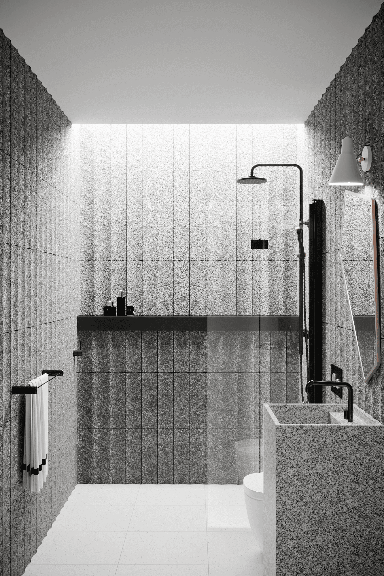 Folding shower screen Hietakari Infinia 213, black frame, clear glass Folding shower screen Hietakari Infinia 213, black frame, clear glass