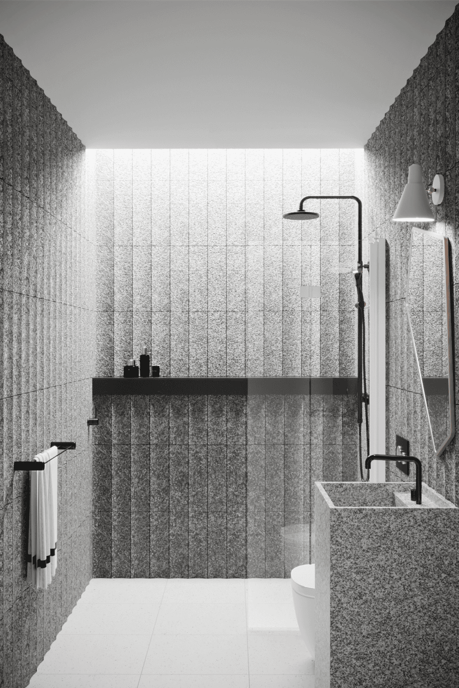 Folding shower screen Hietakari Infinia 213, white frame, clear glass Folding shower screen Hietakari Infinia 213