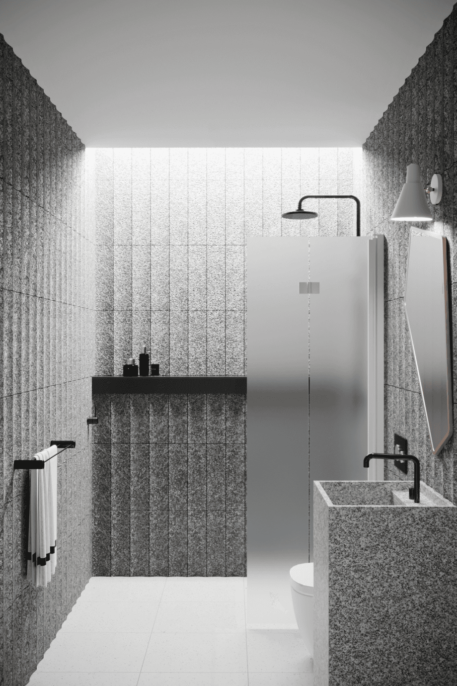 Folding shower screen Hietakari Infinia 213, white frame, satin frosted glass Folding shower screen Hietakari Infinia 213, white frame, satin frosted glass